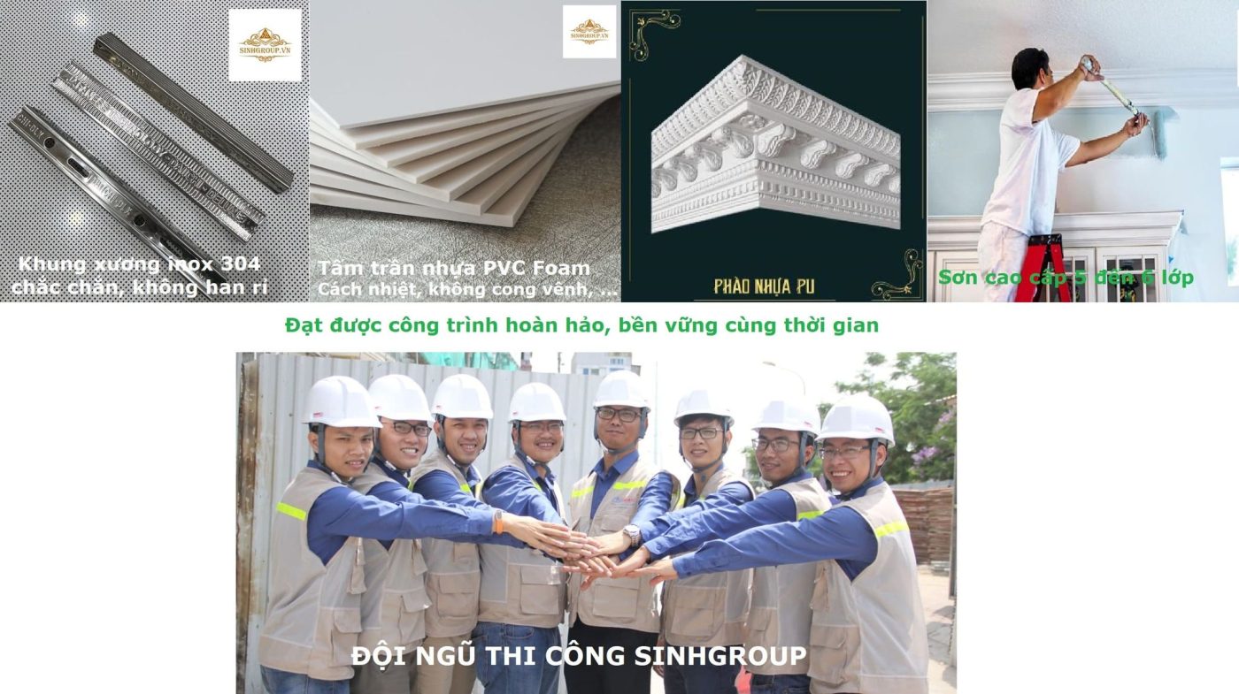 Đệ Nhất Trần chuyên thi công trần tường Tân Cổ Điển