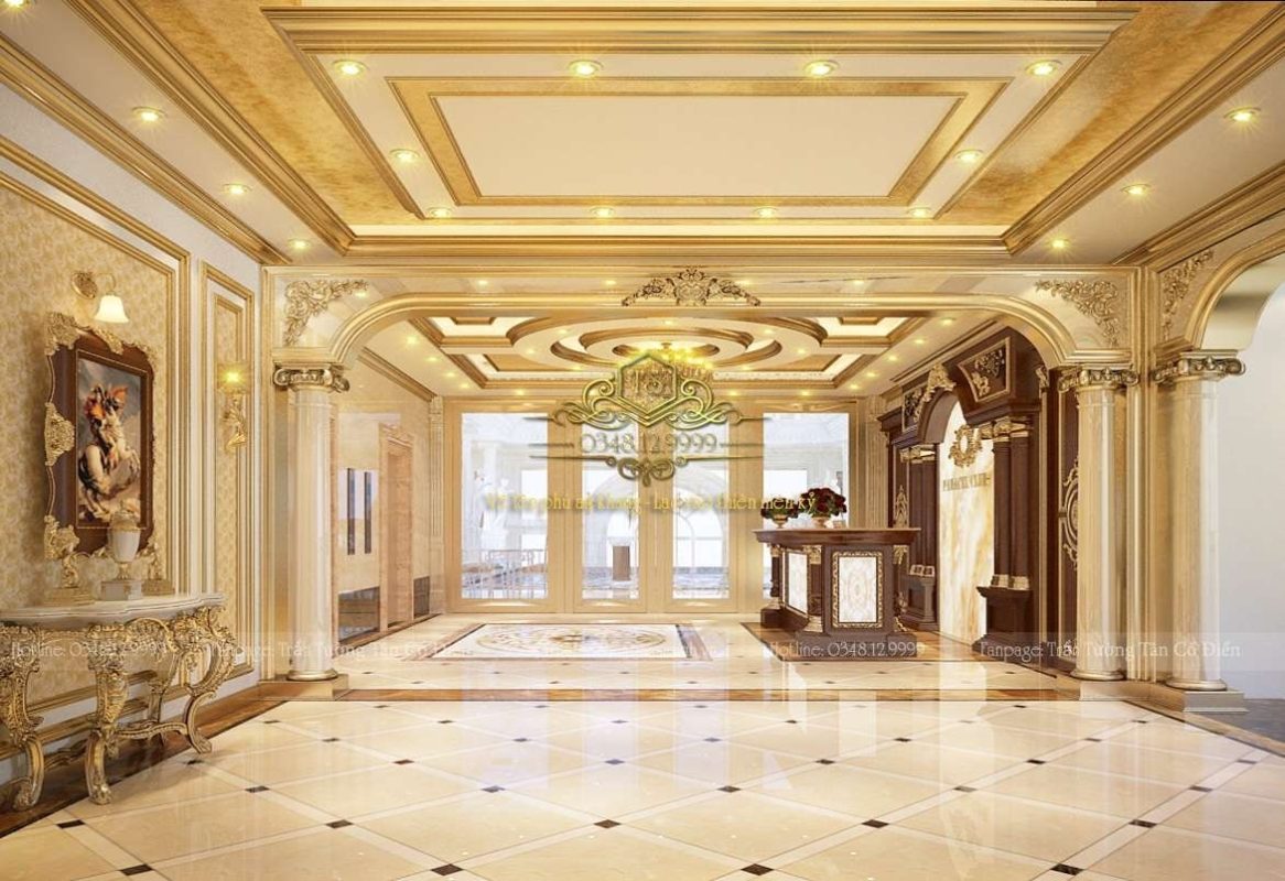 Thi công sơn, dấy dán tường, trần tường phào chỉ PU Đệ Nhất Trần