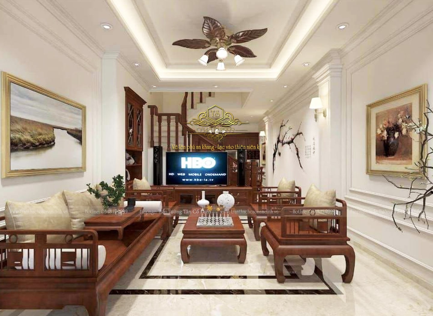 Mẫu trần tường số 5