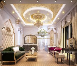 mẫu trần thạch cao tân cổ điển