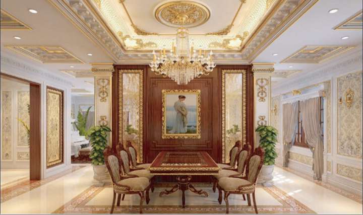 Nội Thất Được Thi Công Phào Chỉ PS