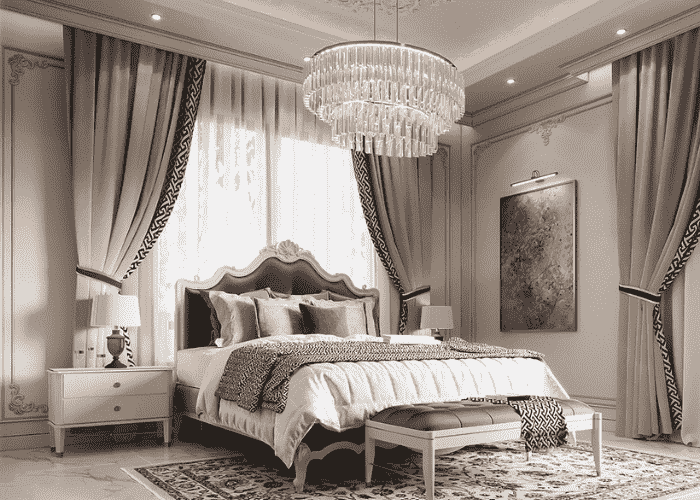 Mẫu phào chỉ phòng ngủ hiện đại SG - 02