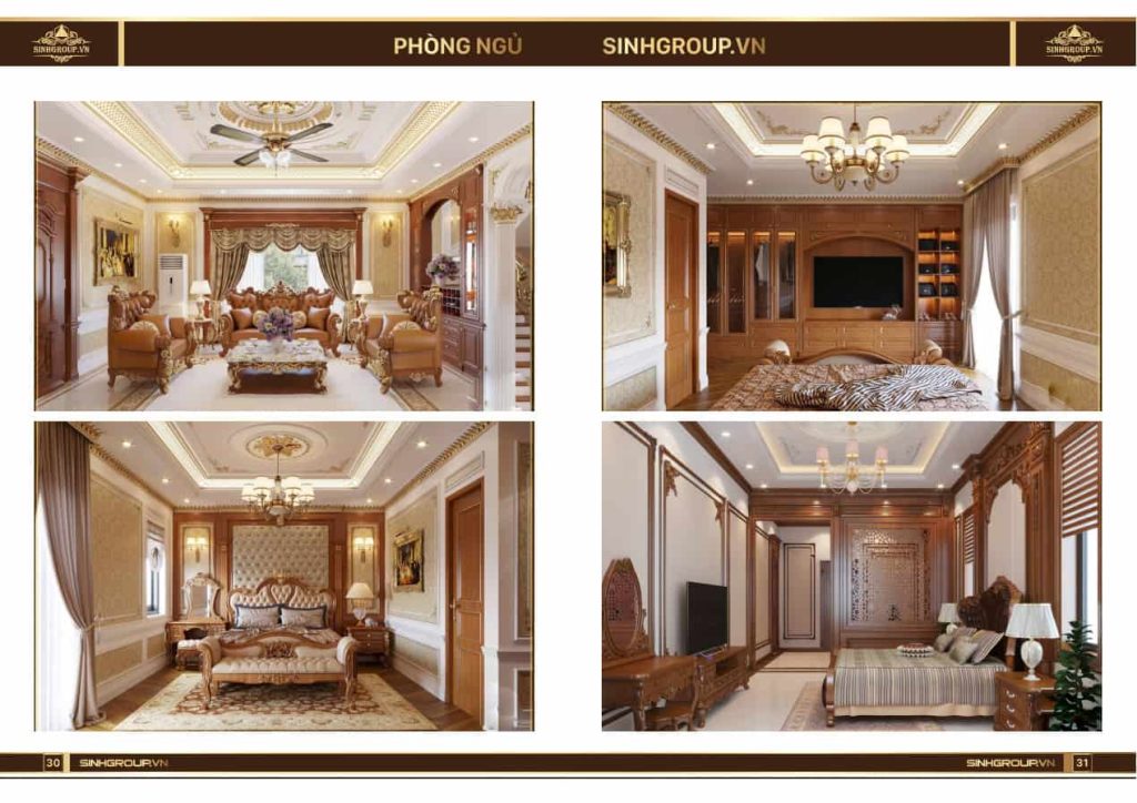 Mẫu phào chỉ phòng ngủ SG - 01