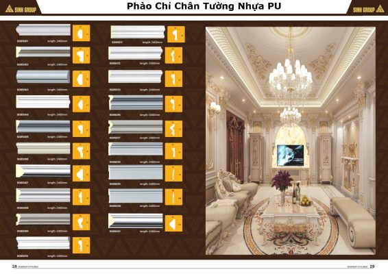 Phào chỉ chân tường